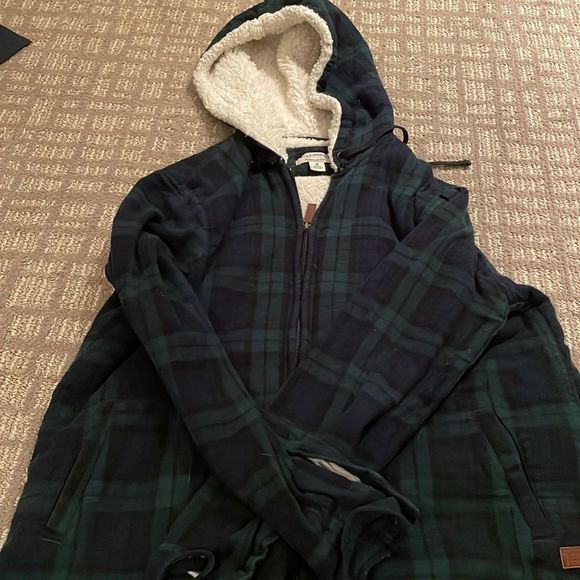 L.L. Bean Other - Mens zip up cotton lined flannel